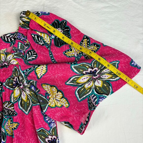 Loft Petites Pink Floral Shirt - Size XS - Picture 5 of 8